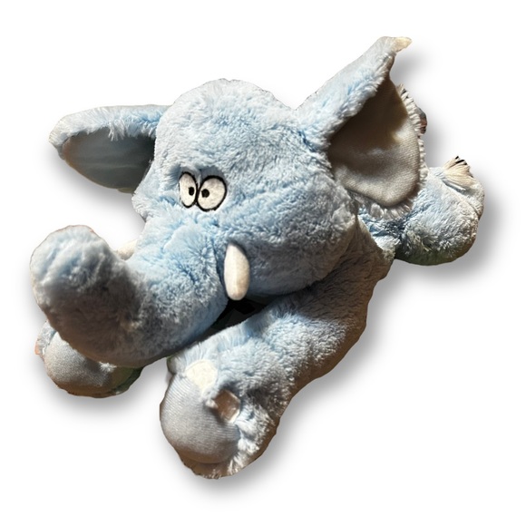 - Baby Blue Elephant Stuffed Plush Soft Toy Lovey Cedar Fair - Picture 1 of 8